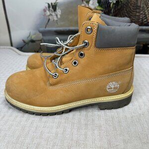 Timberland 6-Inch Boots Mens Size 5M Tan Waterproof Genuine Leather